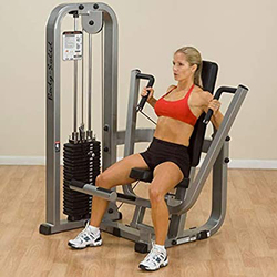 Body Solid SBP100/2 Chest Press Machine, Grey/Black