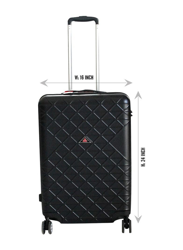 

Peak Unisex Trolley Bag, Rose Black
