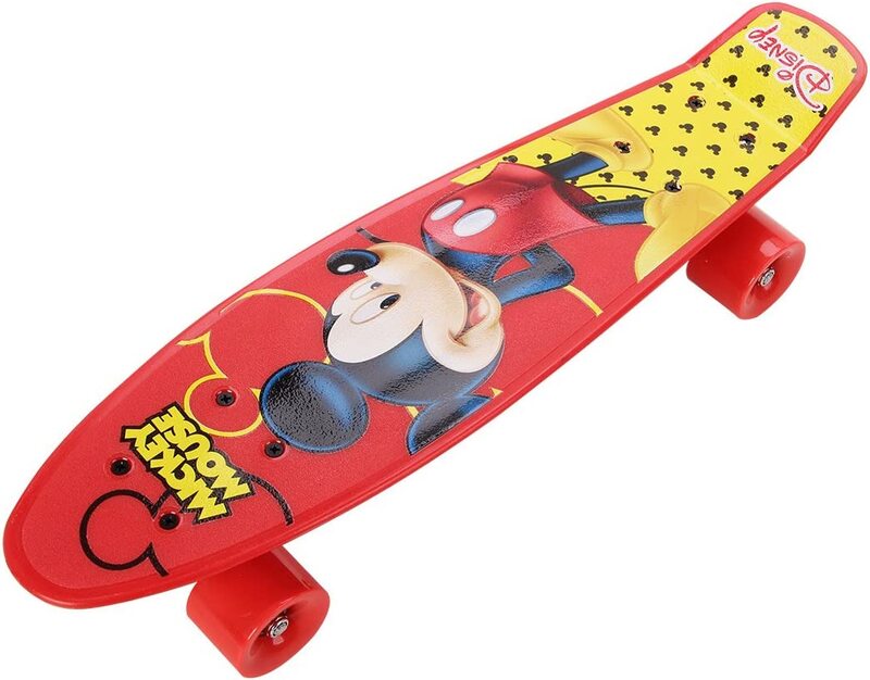 

Mesuca Mickey Mouse Skateboard for Kids, Ages 6+