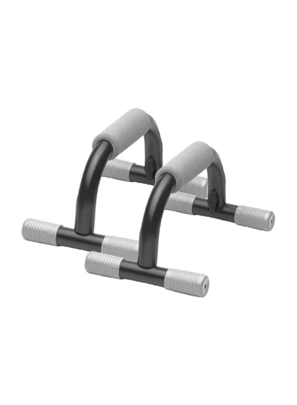 

TA Sport Home Gym Push Up Stand Set, 2-Piece, Grey/Black