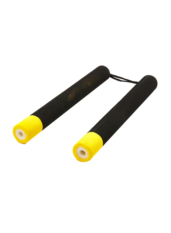 

TA Sport Nanchakus Hardfoam Weapon, Yellow/Black