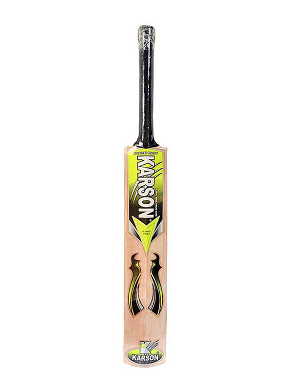 

Karson 2000 Genius Limited Edition Cricket Bat, Lime Green/Black/Brown