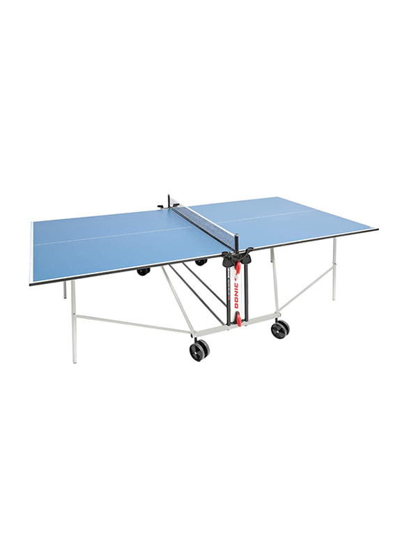 Donic Indoor Roller Fun Table Tennis Table, 230235, Blue