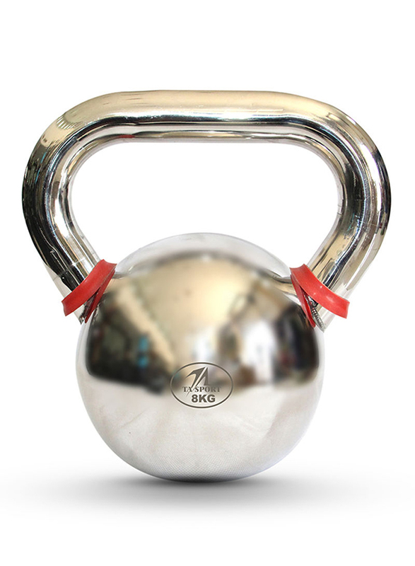 

TA Sport Kettlebell, 8KG, Chrome Silver