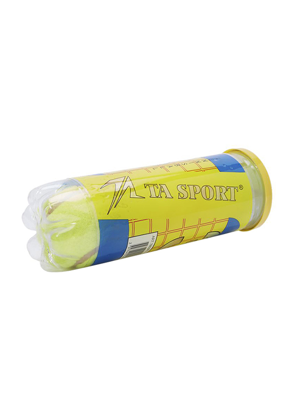 TA Sport Grade B Training Tennis Ball, 3 Piece, Green