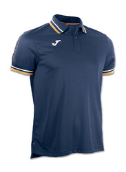 Joma Campus Short Sleeve Collared Neck Polo Shirt for Men, Small, Dark Blue