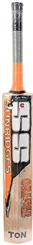 

Ss Sunridges English Willow Cricket Bat, Full Size, Orange
