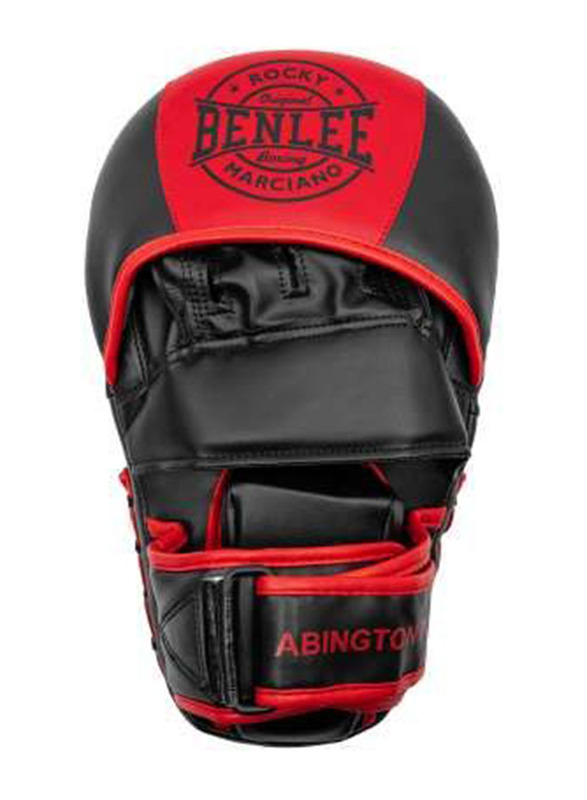

Benlee Artificial Leather Hook & Jab Pads, Black/Red
