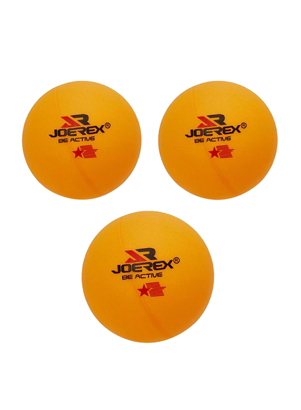 

Joerex 40mm 3-Piece Table Tennis Ball, Yellow