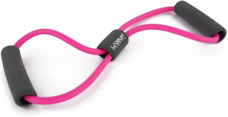 

LiveUp Soft Expander ResisTAnce Tube, Ls3202, Large, Pink/Black