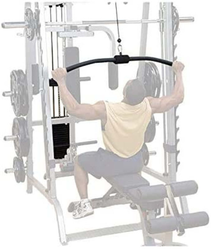 

Body Solid Lat Attachment for Series 7 Smith Machine, Black