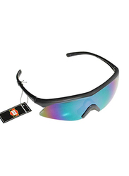 Sareen Sports Prime Polarized Half-Rim Sport Glasses for Men, Purple Lens, 21010020-101