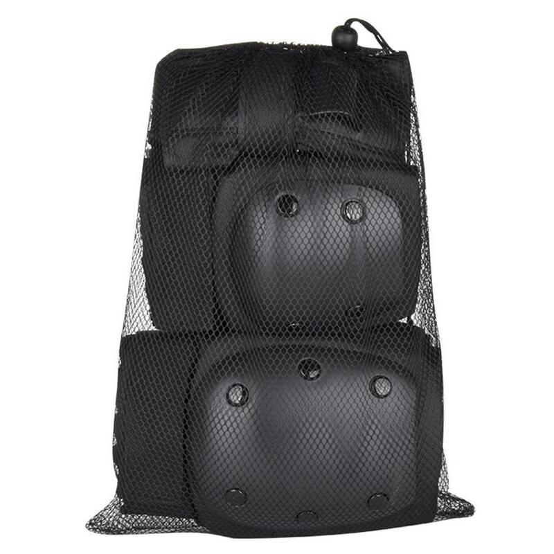 

Generic Wrist Guard, Kneepad and Elbowpad Protection Set, 6 pieces, Black