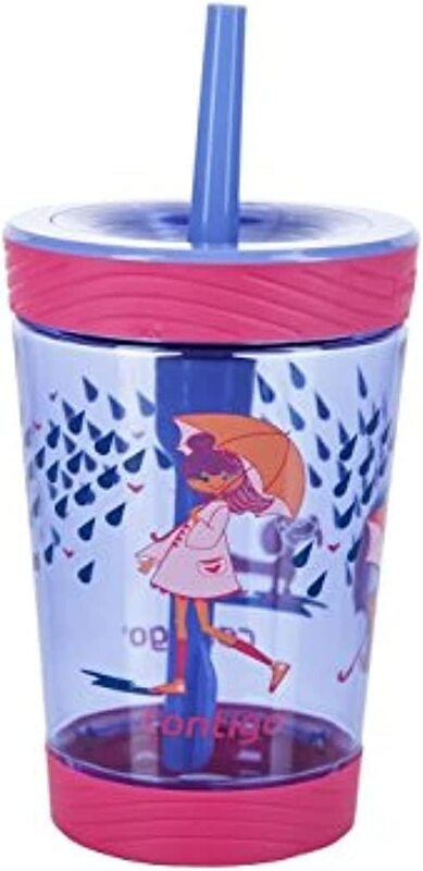 

Contigo Wink Water Bottle Spill Proof Tumbler, 420ml, Multicolour