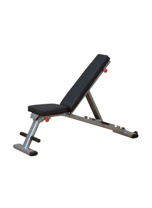 

Body Solid GFID225 Flat Incline Decline Bench, Black/Silver