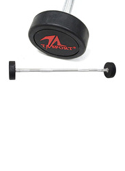 LiveUp LS2032 TA Sport Rubber Coated Barbell, 20KG, Black