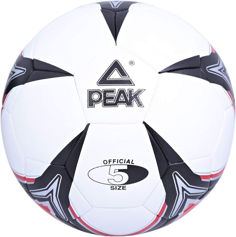 

Peak PU Football, White/Black