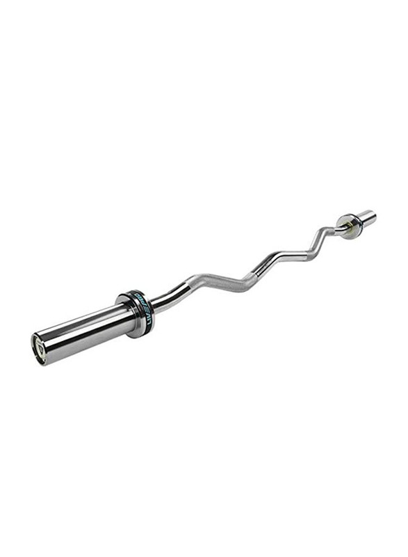 

Livepro Lp8053 Olympic E-Curl Bar, 120cm, Silver