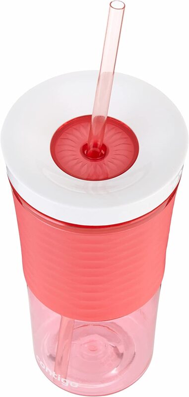 

Contigo Chic and Go Watermelon Water Bottle, 1000-0328, Red