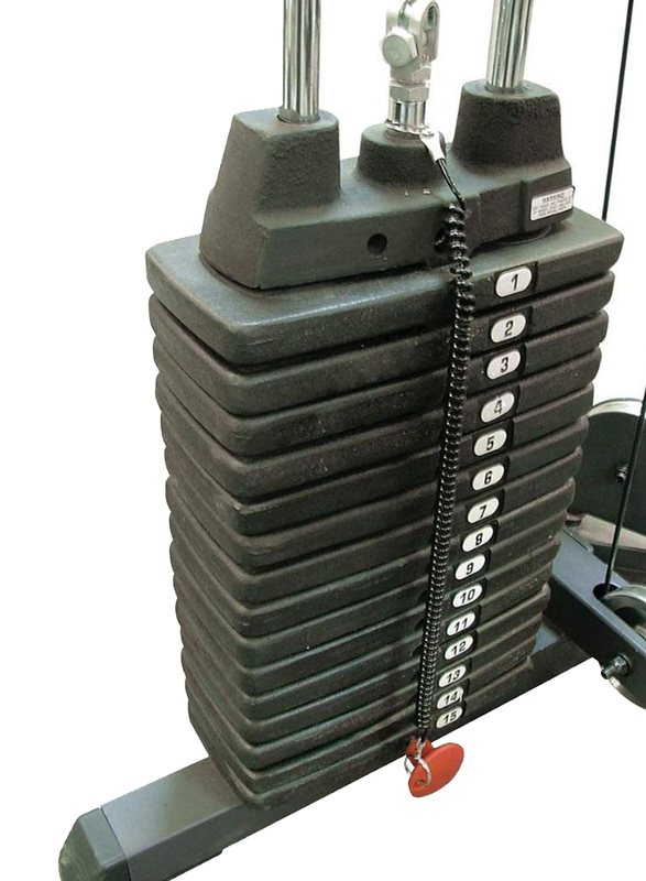 

Body Solid SP300 Regular Weight Stack, 300 Lbs, Black/Silver