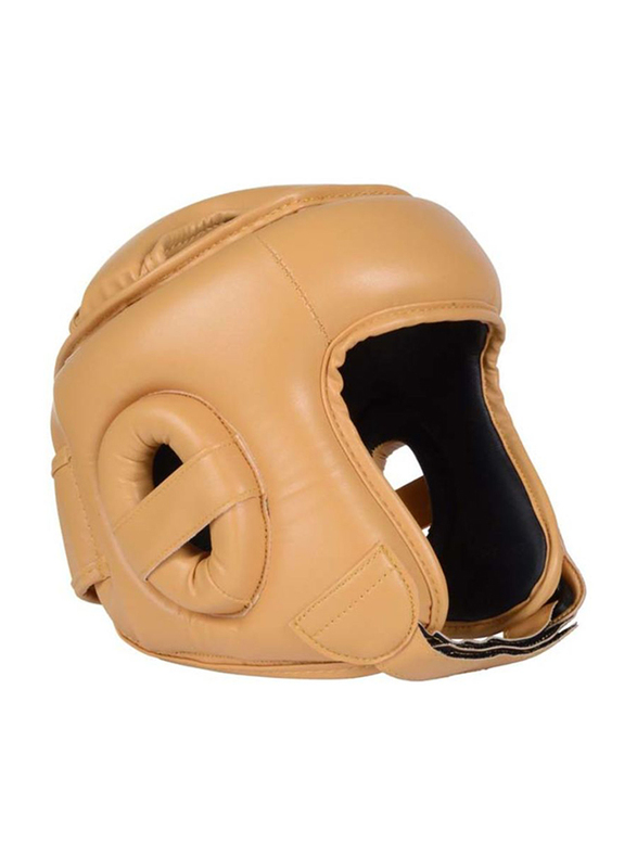 

TA Sport Medium Combat Sports Boxing Head Guard, Beige