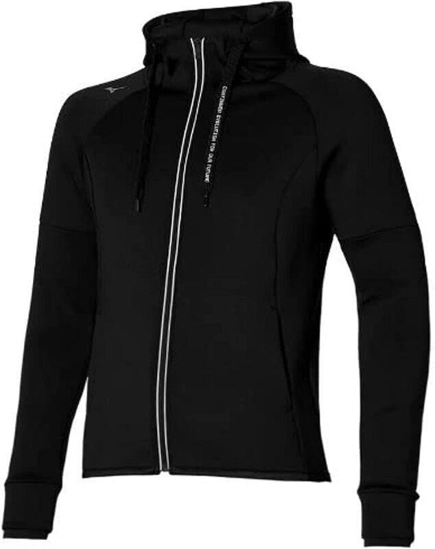 

Mizuno RB Sweat Jacket for Women, Small, Black