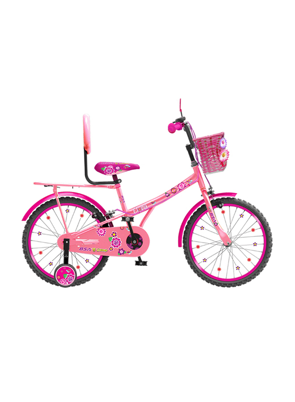 

BSA Ryders Ti Bicycle, 16 Inch, Flora Pink