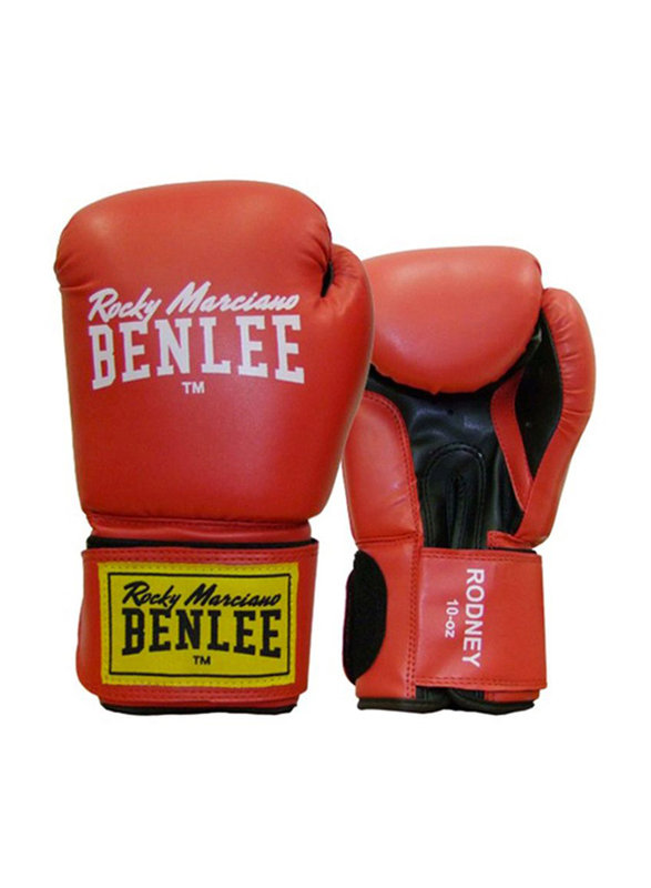 

Benlee Rodney Artificial Leather Boxing Gloves, Red/Black