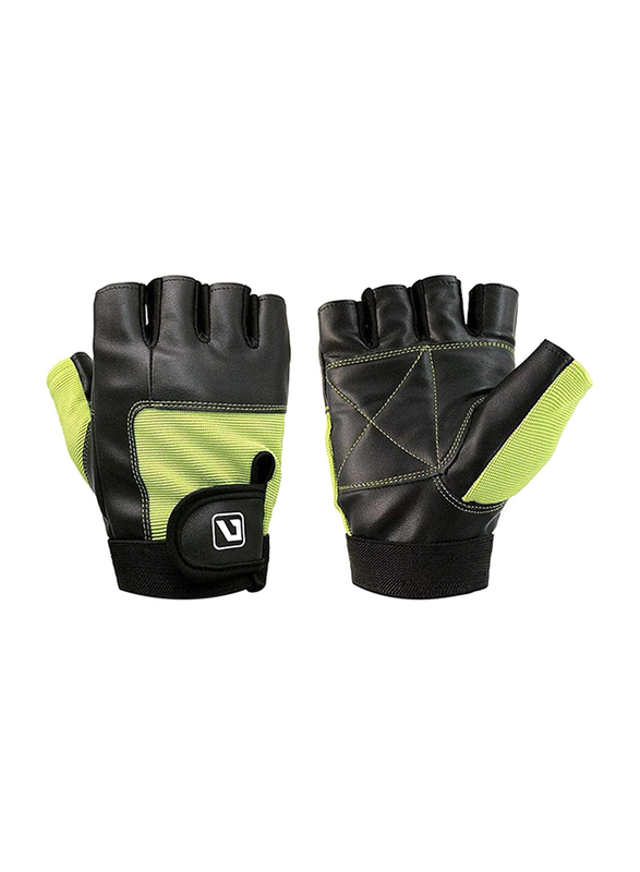 

LiveUp Combat Sports Boxing Training Gloves, Extra Large, Black/Green