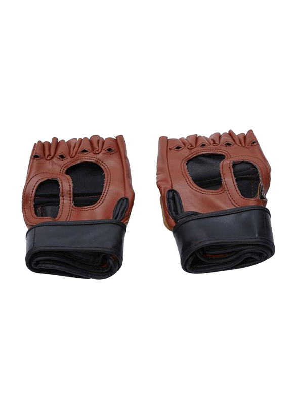 TA Sport X-Large Combat Sports Boxing MMA Training Gloves, Rust Red/Black