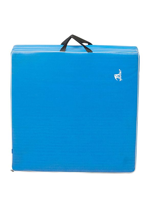 

Generic Stretch & Recovery 3 Folding Sports Mat, 180 x 60 x 4cm, Blue