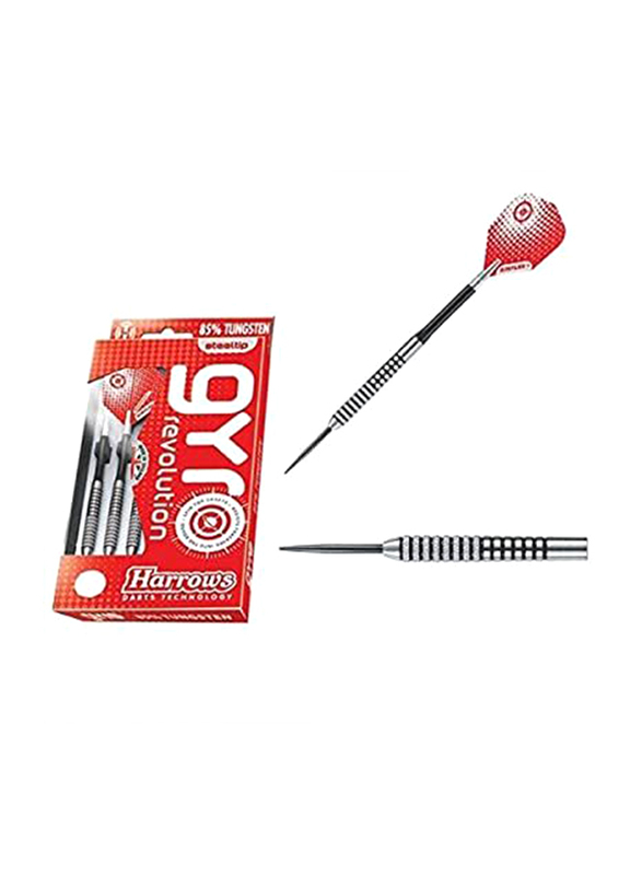 

Harrows Darts Gyro Tungston, 23gm, Silver/Black