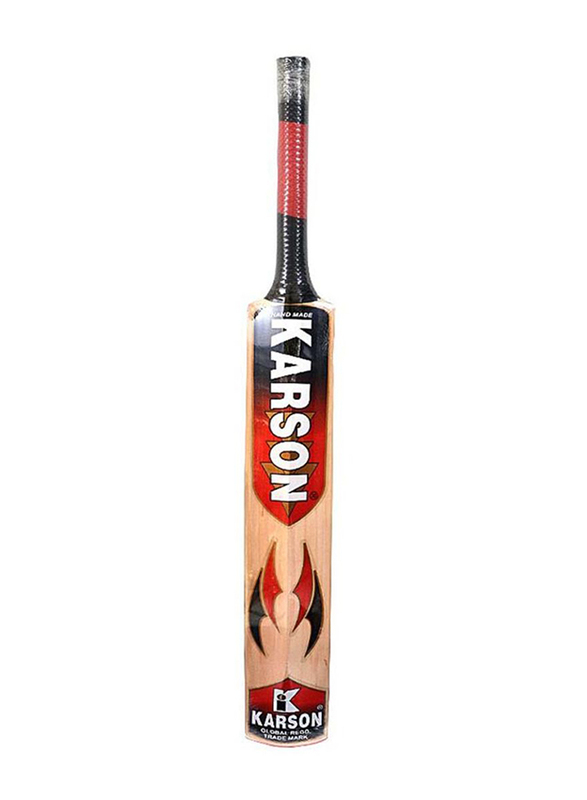 

Karson 2015 World Cup Edition Cricket Bat, Red/Black/Brown