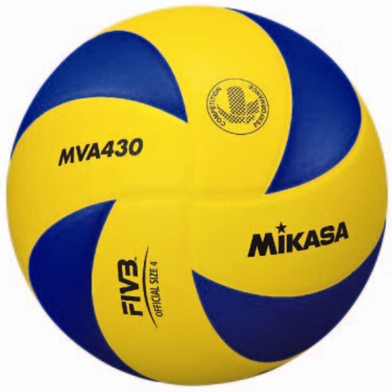 

Generic General Mikasa Mva430 Volleyball, Size 4, Multicolour