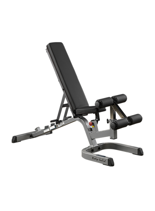 

Body Solid GFID71 Commercial Flat/Inc/Dec Bench, Black