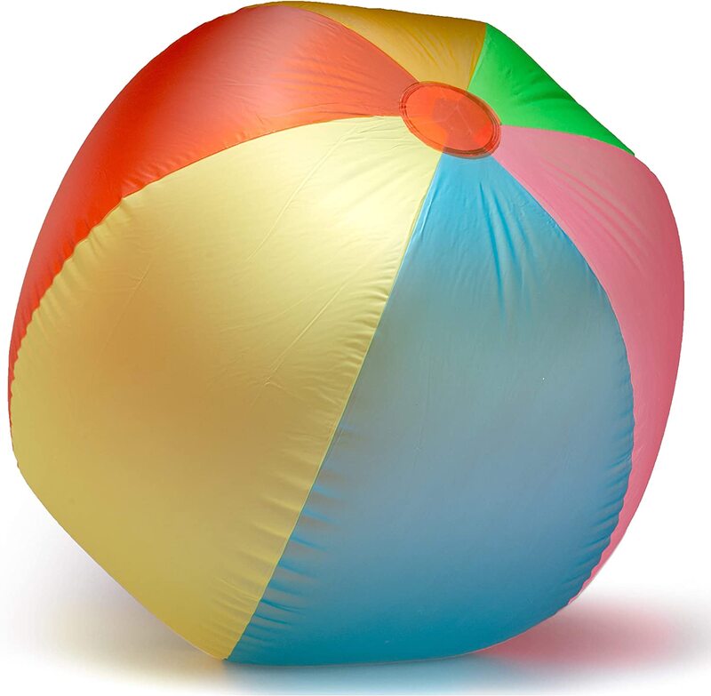 

Jilong Huge Inflatable Giant Beach Ball, 48-Inch, Multicolour