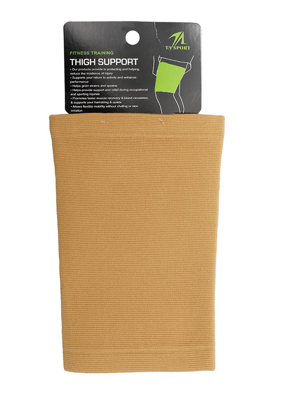 

TA Sports Fitness Training Thigh Support, Medium, Beige