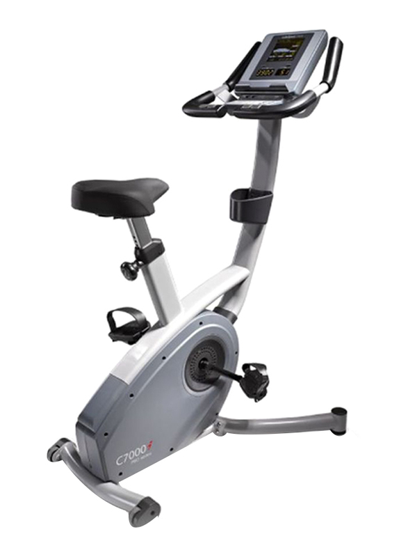 

Strength Master Upright Indoor Exercise Bike, C7000i, Grey/Black