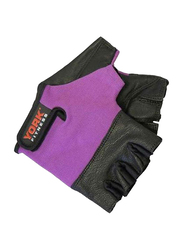 York Fitness Weight Lifting Gloves, 60196, Small, Purple/Black