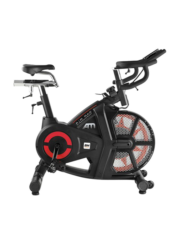 

BH Fitness H9120 Airmag Indoor Cycling Bike, Red/Black