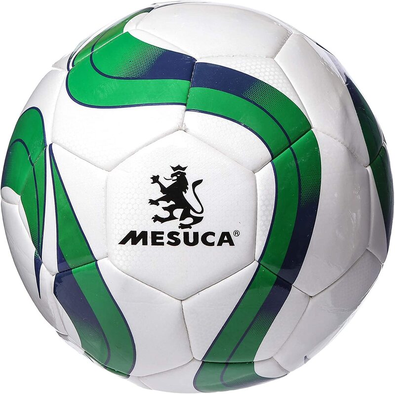 

Mesuca Soccer Ball, Size 5, White/Green