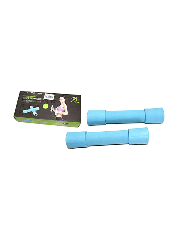 

TA Sport Soft Dumbbells, 2 x 1.5KG, Blue