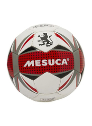 Joerex Mesuka Football, White/Red/Grey