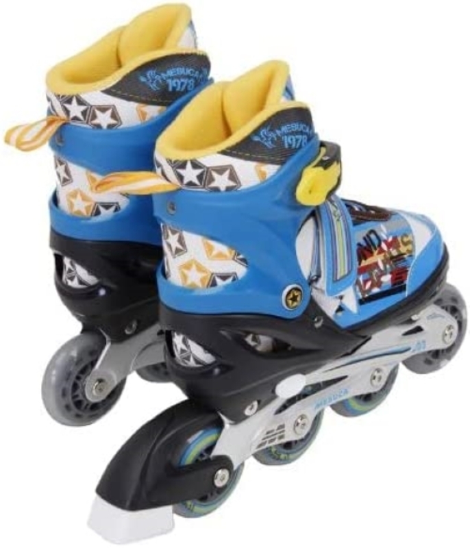 

Mesuca Adjustable Inline Roller Light Skate With Helmet & Protector, Ages 6+