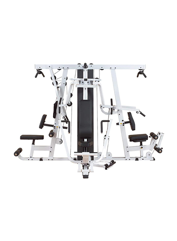 Body Solid EXM4000S Ultimate Triple Stack Gym, Grey/Black