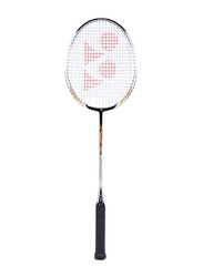 Yonex Carbonex Adult Strung Badminton Racket, White/Black