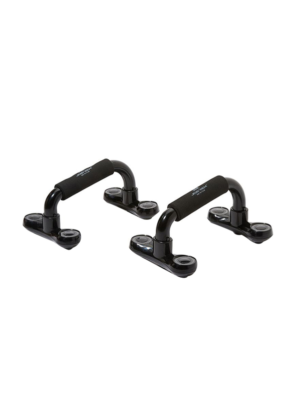 

Joerex Home Gym Push Up Stand Set, 2-Piece, Black