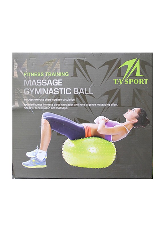 

TA Sport Fitness Training Anti-Resistant Gym Ball without Pump, 65cm, Green
