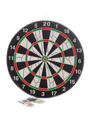 Joerex 17-Inch Flocking Dartboard, Jd6081, Multicolour