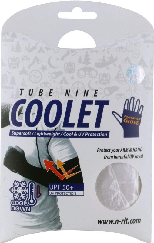 

N.rit Tube Nine Coolet Hand Skin Gloves, White